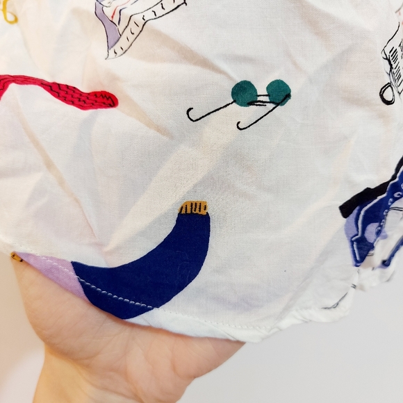 Maeve Anthro Snow Day Print Blouse - Picture 11 of 13